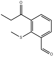 2-(Methylthio)-3-propionylbenzaldehyde 结构式