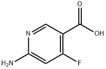 6-氨基-4-氟烟酸 结构式