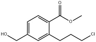 Methyl 2-(3-chloropropyl)-4-(hydroxymethyl)benzoate 结构式