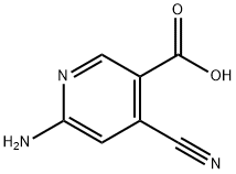 6-氨基-4-氰基烟酸 结构式