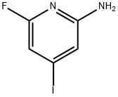 2-氨基-4-碘-6-氟吡啶 结构式