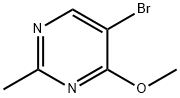 5-溴-4-甲氧基-2-甲基嘧啶 结构式