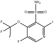 5-Fluoro-2-iodo-4-(trifluoromethoxy)pyridine-3-sulfonamide