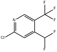 2-氯-4-(二氟甲基)-5-(三氟甲基)吡啶 结构式
