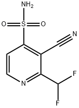 3-Cyano-2-(difluoromethyl)pyridine-4-sulfonamide