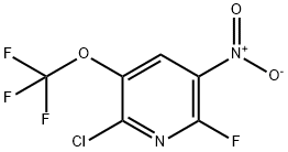 2-Chloro-6-fluoro-5-nitro-3-(trifluoromethoxy)pyridine