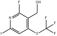 2-Fluoro-6-iodo-4-(trifluoromethoxy)pyridine-3-methanol