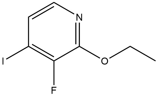 2-Ethoxy-3-fluoro-4-iodopyridine 结构式