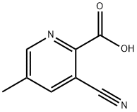 3-氰基-5-甲基吡啶甲酸 结构式