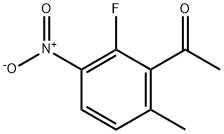 Ethanone, 1-(2-fluoro-6-methyl-3-nitrophenyl)- 结构式