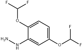 (2,5-Bis(difluoromethoxy)phenyl)hydrazine 结构式
