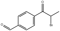 4-(2-溴丙烷基)苯甲醛 结构式