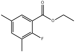 2-氟-3,5-二甲基苯甲酸乙酯 结构式