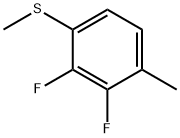 Benzene, 2,3-difluoro-1-methyl-4-(methylthio)- 结构式