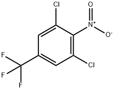2,6-二氯-4-(三氟甲基)硝基苯 结构式
