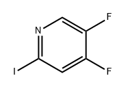 4,5-二氟-2-碘吡啶 结构式