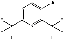 3-溴-2,6-双(三氟甲基)吡啶 结构式