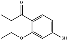 1-(2-Ethoxy-4-mercaptophenyl)propan-1-one 结构式