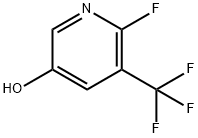 2-氟-3-三氟甲基-5-羟基吡啶 结构式