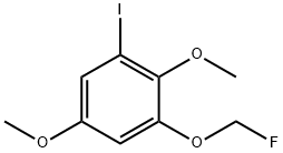 1,4-Dimethoxy-2-iodo-6-(fluoromethoxy)benzene 结构式