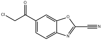 6-(2-Chloroacetyl)-2-cyanobenzo[d]oxazole 结构式