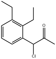 1-Chloro-1-(2,3-diethylphenyl)propan-2-one 结构式