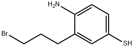 2-(3-Bromopropyl)-4-mercaptoaniline 结构式