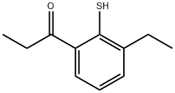 1-(3-Ethyl-2-mercaptophenyl)propan-1-one 结构式