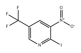 2-碘-3-硝基-5-(三氟甲基)吡啶 结构式