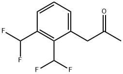 1-(2,3-Bis(difluoromethyl)phenyl)propan-2-one 结构式