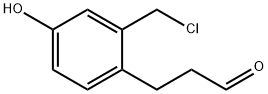 Benzenepropanal, 2-(chloromethyl)-4-hydroxy-