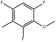 Benzene, 1,3,5-trifluoro-2-methoxy-4-methyl- 结构式