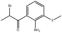 1-(2-Amino-3-(methylthio)phenyl)-2-bromopropan-1-one