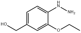 1-(2-Ethoxy-4-(hydroxymethyl)phenyl)hydrazine 结构式