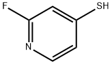 2-氟吡啶-4-硫醇 结构式