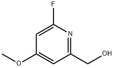 (6-氟-4-甲氧基吡啶-2-基)甲醇 结构式