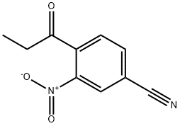 3-Nitro-4-propionylbenzonitrile 结构式