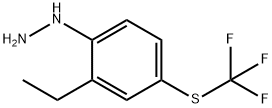 1-(2-Ethyl-4-(trifluoromethylthio)phenyl)hydrazine