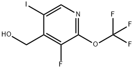 3-Fluoro-5-iodo-2-(trifluoromethoxy)pyridine-4-methanol 结构式