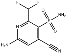 6-Amino-4-cyano-2-(difluoromethyl)pyridine-3-sulfonamide