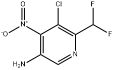 5-Amino-3-chloro-2-(difluoromethyl)-4-nitropyridine