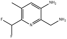 3-Amino-2-(aminomethyl)-6-(difluoromethyl)-5-methylpyridine