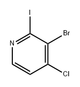 3-溴-4-氯-2-碘吡啶 结构式