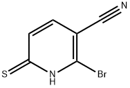 2-Bromo-6-mercaptonicotinonitrile 结构式