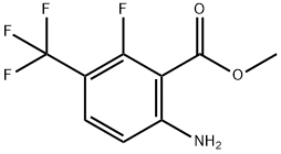 6-氨基-2-氟-3-(三氟甲基)苯甲酸甲酯 结构式
