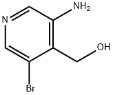 3-氨基-5-溴-4-吡啶甲醇 结构式