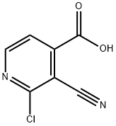 2-氯-3-氰基异硅酸 结构式
