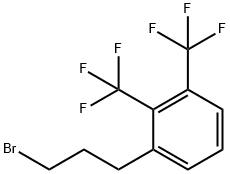 2,3-Bis(trifluoromethyl)(3-bromopropyl)benzene 结构式