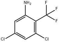 3,5-二氯-2-(三氟甲基)苯胺 结构式
