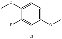 2-氟-3,6-二甲氧基氯苯 结构式